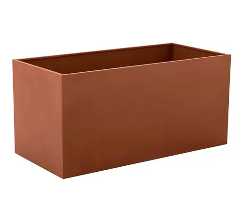 Dehner Hochbeet Lagos, rustikales Balkonhochbeet aus Stahl von DEHN