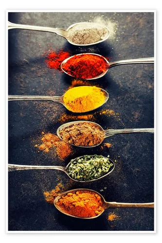 Posterlounge Poster Editors Choice, Gewürze-Mix, Küche Fotografie