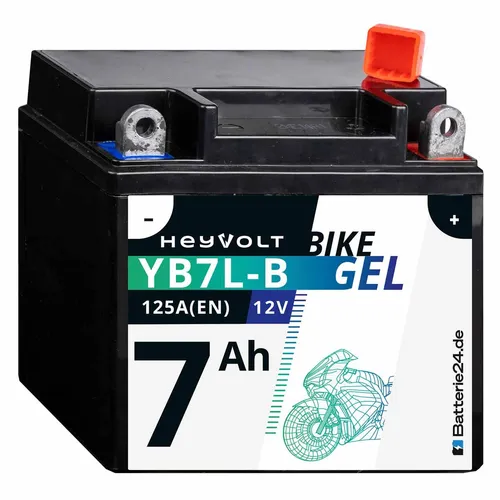 GEL Motorradbatterie 8Ah 12V YB7L-B