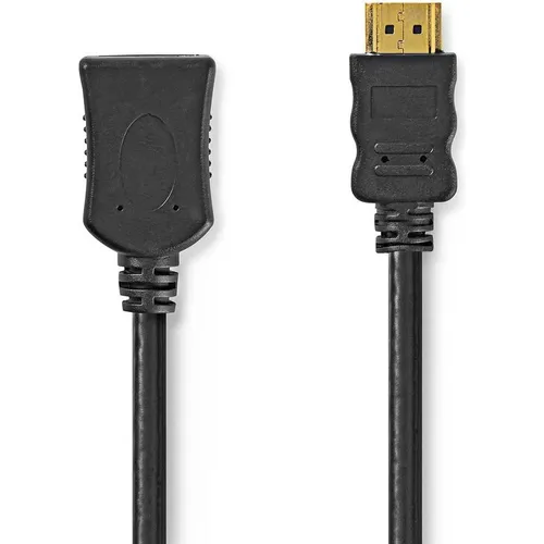 Nedis High Speed HDMI Kabel mit Ethernet - HDMI Stecker - HDMI Ausgang - 4K@60Hz - ARC - 10.2 Gbps (5 m) (CVGL34096BK50)
