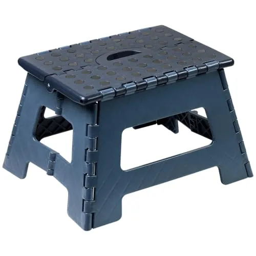 Kesper Tritthocker 70630, klappbar, dunkelblau