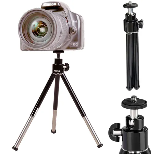 Hama Mini-Stativ Ball L Tripod Dreibein Kugelkopf Tischstativ für Foto Kamera