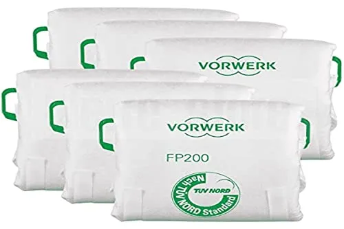 Produktbild Packung mit 6 Original-Filterbeuteln Premium FP200 für Kobold VK200/VK220 S