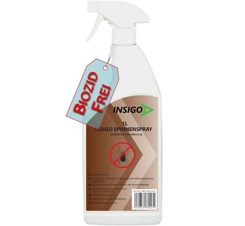 INSIGO Spinnenspray – Effektive Insektenbekämpfung - INSIGO Spinnenspray bietet eine innovative Formulierung zur gezielten Bekämpfung von Insekten. Ideal für Innen- und Außenbereiche, sorgt es für eine schnelle Anwendung ohne Rückstände.