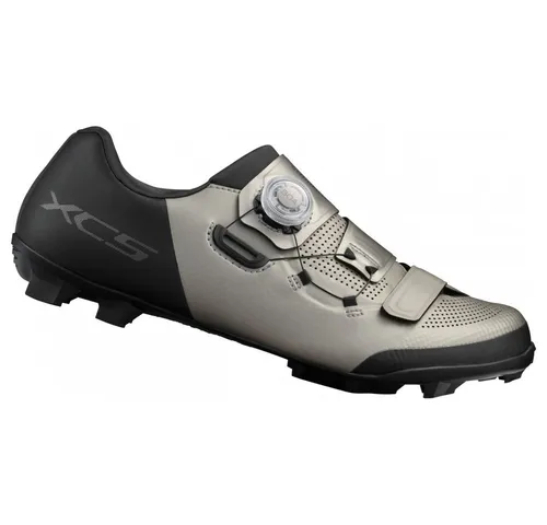 Shimano XC502 MTB-Schuhe silver 45 - Fahrradschuhe mit hervorragendem Grip und optimaler Kraftübertragung, perfekt für ambitionierte Mountainbiker.