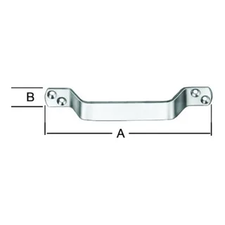 VORMANN Handgriff gelocht, L 200mm Stahl, verzinkt