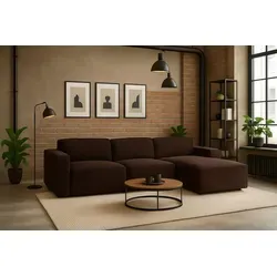 Kaiser Möbel Ecksofa Cursal L-Form, Braun in braun von Kaiser Möbel