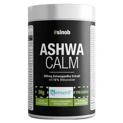 sinob Ashwa Calm Ashwagandha Kapseln – 120 Stück - Nahrungsergänzungsmittel mit hochwertigem Ashwagandha-Extrakt in praktischen Kapseln. Ideal für eine tägliche Unterstützung über zwei Monate. Verpackt in einer praktischen Dose.