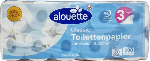 alouette Toilettenpapier 3-lagig XXL PACK