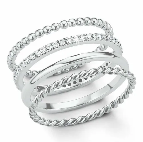 s.Oliver Damen Ring Set aus 925 Sterling Silber von s.Oliver