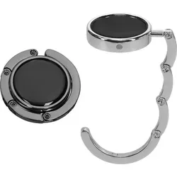 kwmobile Taschenhalter für Tisch in silber von kwmobile