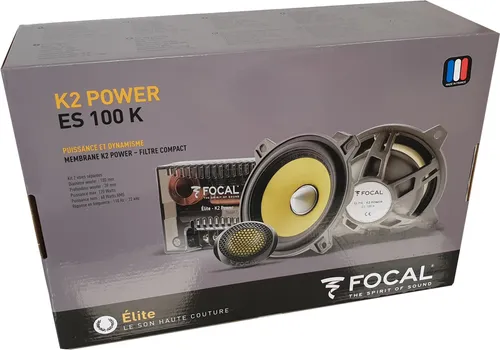 ES100K 10 cm 2 Wege Autolautsprecher System - Hochwertiger Car-HiFi-Lautsprecher mit 60 WRMS Leistung, ideal für ein beeindruckendes Klangerlebnis im Auto.