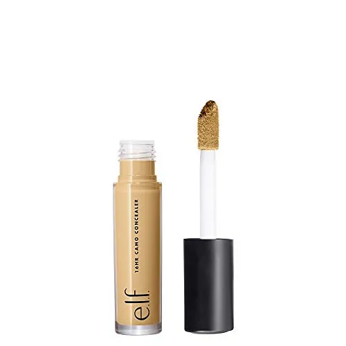 e.l.f. 16HR Camo Concealer, Volle Deckkraft, Hochpigmentierter Concealer mit mattem Finish, faltenfrei, Vegan & Tierversuchsfrei, Tan Sand