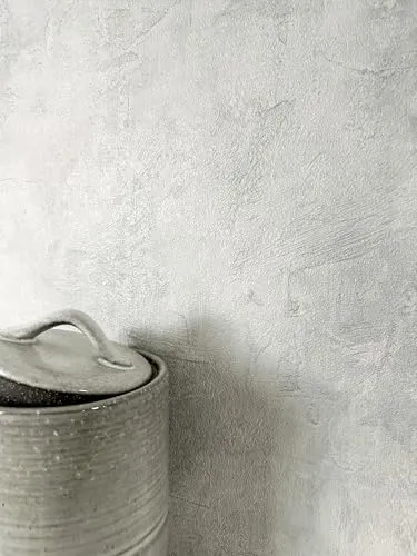 Newroom Vliestapete Milya Light Grey Beton Modern FSC® in silber von Newroom