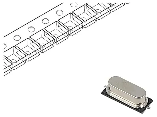 2X QT49S-25.000MAAK-T Resonator: Quarz 25MHz 20pF SMD 12,7x4,8x3,8mm 30% QST