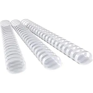 FELLOWES Thermo-Bindemappe mit Plastikbinderücken A4 21 Ringe - Thermo-Bindemappen für A4-Papier, ideal für professionelle Präsentationen, mit 45 mm Binderücken für bis zu 410 Blätter, 50 Stück im Set.