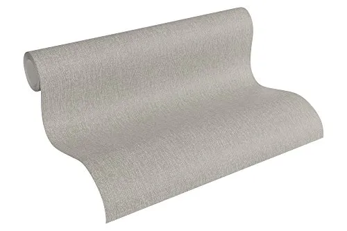A.S. Création Vliestapete Hygge Tapete Uni 10,05 m x 0,53 m braun creme Made in Germany 297303 2973-03