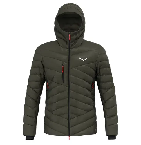 Salewa Daunenjacke Ortles Medium 3 RDS - Wanderjacke für alpine Abenteuer, bietet optimale Wärme und geringes Packmaß dank 90:10 Entendaunen und TirolWool® Hybrid-Isolierung. Wasser- und windabweisend, ideal für eisige Temperaturen.