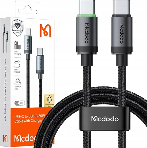 Produktbild Mcdodo Usb-C Schnell-Ladekabel für Samsung Apple Usb Typ C 3A 60W 1M