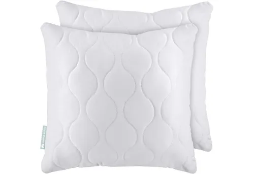 Gentle North Microfaserkissen 2er Set - Allergikerfreundlich und Waschbar - Kopfkissen 40x40 cm, ideal für Seitenschläfer und Bauchschläfer. Mit verstellbarer Füllung für individuellen Komfort und aus weichen 100% Polyester Fasern für ein kuscheliges Erlebnis.