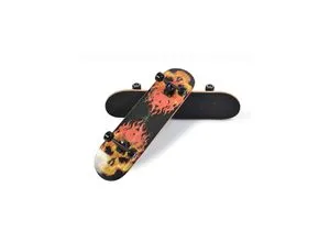 Moni Kinder Skateboard Lux 3006 – Schwarz mit ABEC-5 Lagern in schwarz von Moni