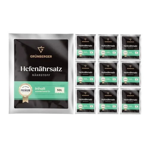 Grünberger HEFENÄHRSALZ für die Weinherstellung Nährstoff Nutrient PREMIUM 10 x