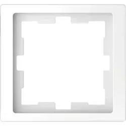 1St. Merten MEG4010-6535 D-Life Rahmen, 1fach, Lotosweiß