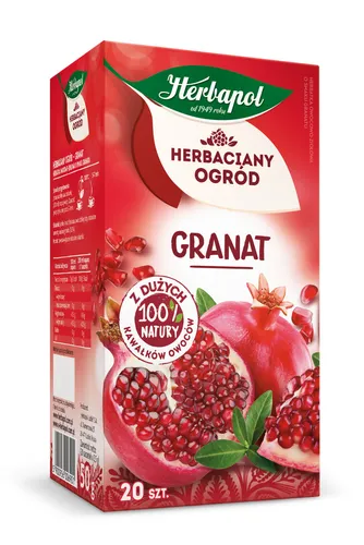 Produktbild Herbaciany Ogród Granat (20 torebek x 2,5g) 50g Herbapol-Lublin S. 5900956006901