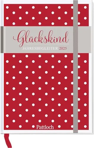 Taschenkalender 2025: Glückskind: Buchkalender ca. A6. Wochenplaner | Terminplaner | Organizer. Praktischer kleiner Taschenkalender mit Ferienterminen und Monatsübersichten