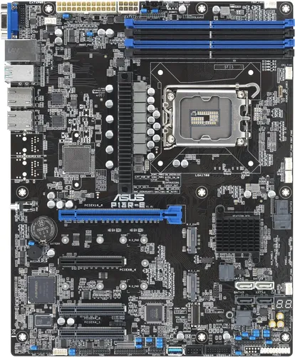 ASUS P13R-E Motherboard - ATX LGA1700 - Mainboard mit C266 Chipsatz, bietet USB 3.2 Gen 1 & 2, ideal für leistungsstarke Gaming- oder Arbeits-PCs.