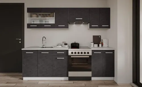 Küchenzeile Robby 240 cm – Praktische Singleküche