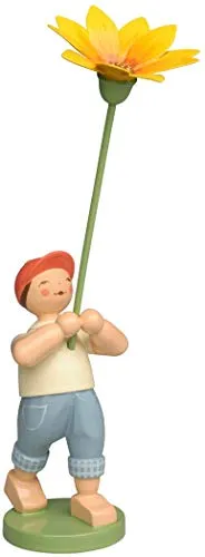 Wendt & Kühn Dekofigur 'Junge mit Mittagsgold' 14,5cm - Figuren & Skulpturen, handgefertigte Dekofigur mit liebevollen Details, ideal für Sammler und als Geschenk.