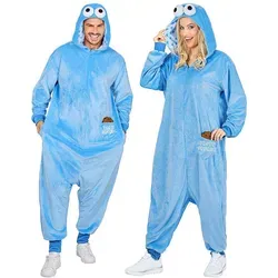 W WIDMANN MILANO Tier Overall für Erwachsene in blau von Carnival Party