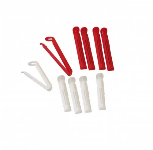 axentia Verschlussklammer Beutelverschlussclips, 10 Stück 292174 (1-tlg)