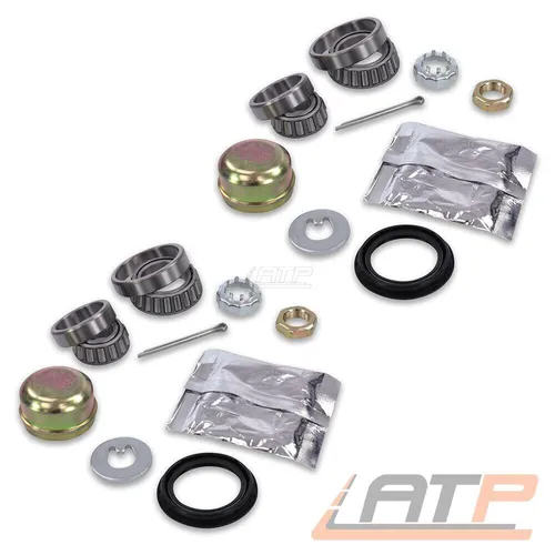 2x RADLAGER SATZ VORNE/HINTEN FÜR AUDI 80 100 VW GOLF 1 2 3  4 JETTA PASSAT POLO