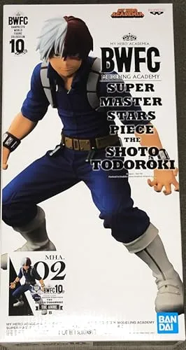 My Hero Academia Shoto Todoroki Super Master Stars Piece Statue 21 cm - Detailreiche 21 cm PVC Statue von Shoto Todoroki aus 