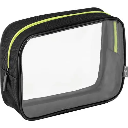 PAGNA Reisetasche Schwarz, Transparent, Lindgrün P9952417