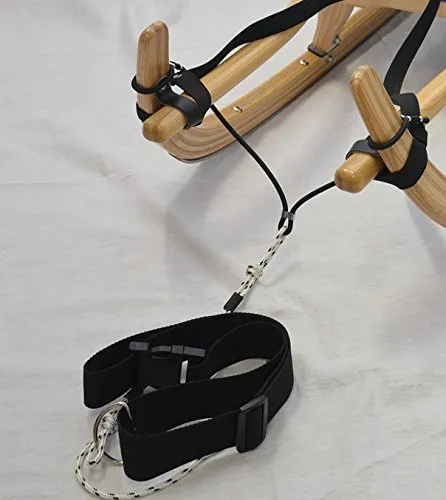 Rodelzugseil mit Hüftgurt und Aufbewahrungstasche