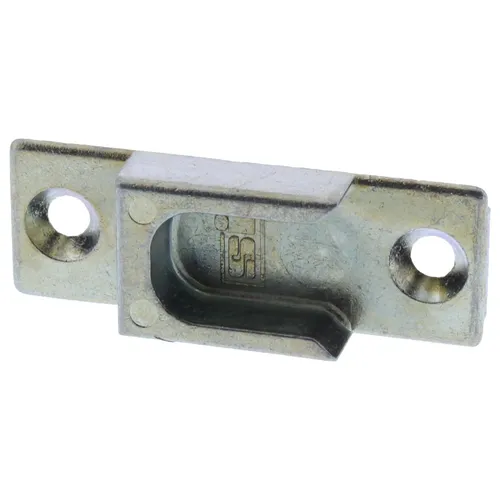 SI Siegenia Schließblech A0780 TS - Rostbeständig und Wendbar - Fensterbeschläge & -schlösser, rostbeständiges Schließblech aus Stahl mit Titan-Silber Finish, ideal für Dreh-/Kippfenster.