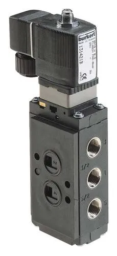 Bürkert Servogesteuertes Ventil 131421 6519 Namur 24 V/DC - Automatisierungstechnik: Hochwertiges Membran-Sitzventil mit Namur-Standardflansch für einfache Direktmontage und langlebige Kunststoffkonstruktion.
