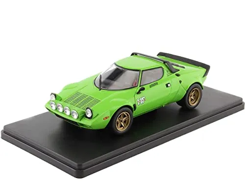 Lancia Stratos HF 1975 Modellauto 1:24 - Modellauto im Maßstab 1:24, detailgetreues Standmodell des legendären Sportwagens mit OVP – ein Muss für Sammler!