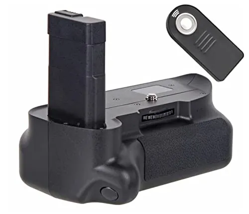 ayex Batteriegriff für Nikon D3100 D3200 D3300 D5300 - Ergonomischer Batteriegriff für Hochformataufnahmen, passend für 2 Akkus und ausgestattet mit einer IR-Fernbedienung für kabelloses Auslösen. Ideal für längere Foto-Sessions.