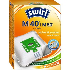 swirl MicroPor Plus M 40 Staubsaugerbeutel 4er Set von Swirl