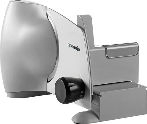 GORENJE Allesschneider R 607 A - 110 W, hochwertige Solingen-Edelstahlmesser, präzise Schnittbreite bis 15 mm und komfortable Handhabung