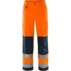 HI-VIS Bundhose 100002-271 Gr. C156 orange/marine - Robuste Bundhose mit praktischen Taschen und Knietaschen für höhenverstellbare Kniepolster. Geprüfte Qualität für sicheren Einsatz in der Arbeitsumgebung, ideal für professionelle Anforderungen.