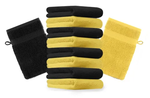 Betz Premium Waschhandschuh Set 10 Stück, 16x21 cm - Saunahandtücher - 10-tlg. Set aus 100% Baumwolle, flauschig und saugstark, waschbar bei 60°C, ideal für ein Wohlfühl-Ambiente.