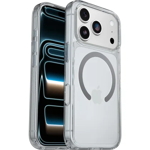 Otterbox Symmetry Clear MagSafe Case für iPhone 17 Pro - Apple iPhone Zubehör, transparentes Design mit praktischer Kamerasteuerung für mühelose Fotoaufnahmen.