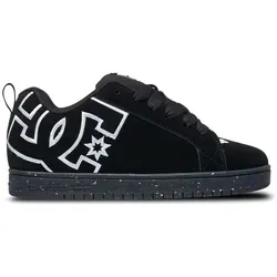 DC Shoes Court Graffik Black/Black/Recycled EU 46,5 – Lässige Sneaker für Herren - Die DC Shoes Court Graffik Low Sneaker bieten lässigen Streetstyle und hohen Tragekomfort. Mit abriebfester Gummisohle und schnürbarem Design sind sie ideal für den Alltag. Perfekt für Freizeitschuhe und Casualwear!