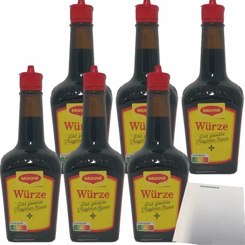 Maggi Würze flüssig das gewisse Tröpfchen etwas 6er Pack 6x250g usy Block