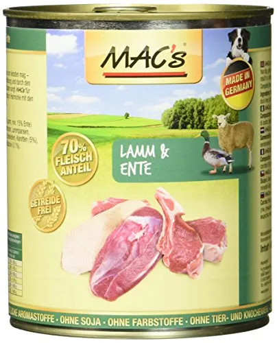 Mac's Lamm & Ente, 6er Pack (6 x 800 g)